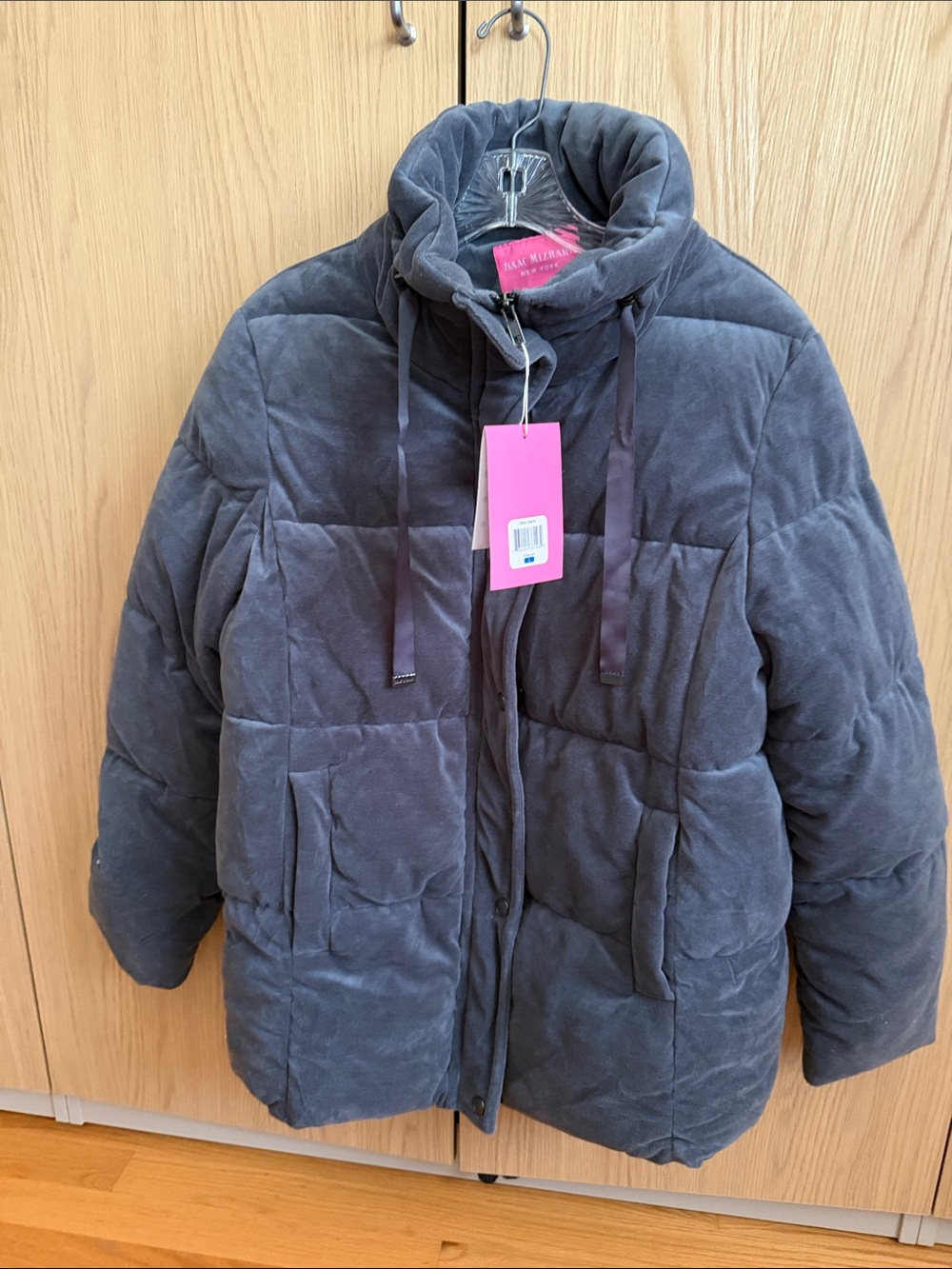 Isaac Mizrahi Gray Quilted Woman Puffer Jacket